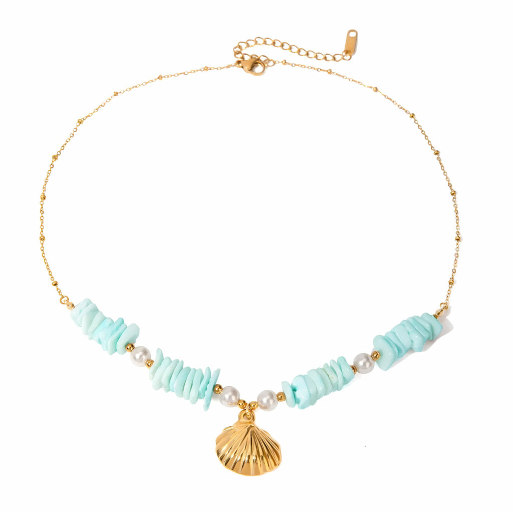Ocean charms shell necklace
