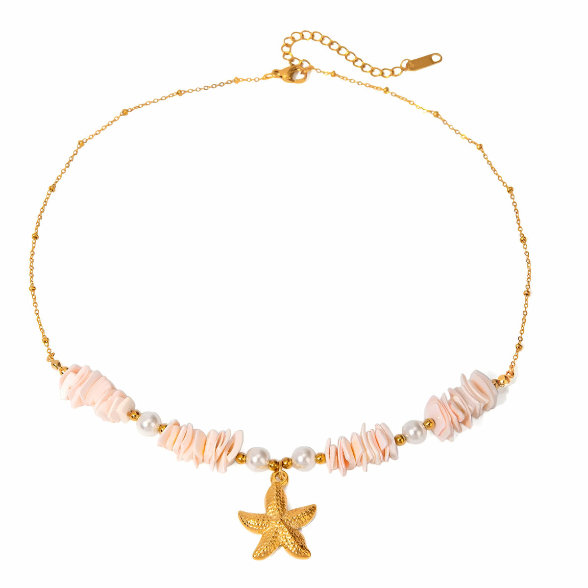 Ocean charms starfish necklace