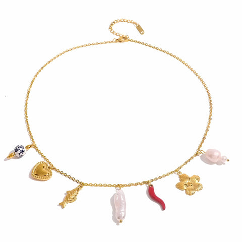 Freshwater pearl necklace