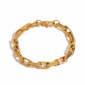Thick paperclip bracelet