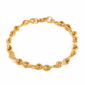 Curb chain bracelet - Gold