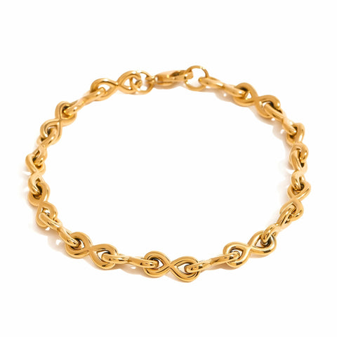 Curb chain bracelet - Gold