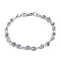 Curb chain bracelet - Silver