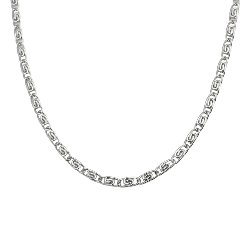 Hip-Hop chain necklace - Silver