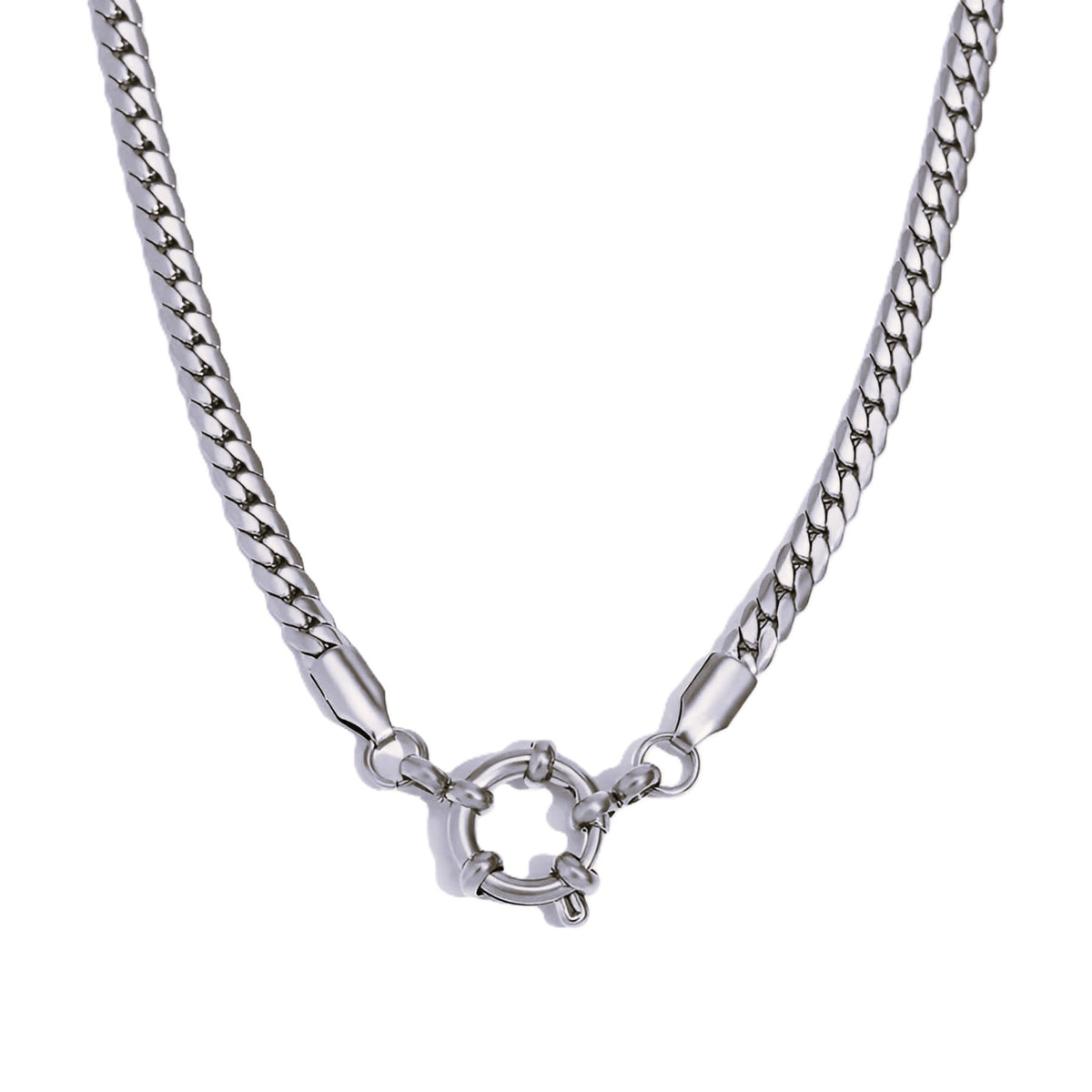 Cuban snake necklace - Silver