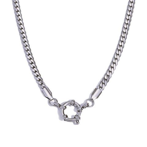 Cuban snake necklace - Silver
