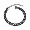 Cuban chain bracelet - Black