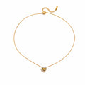 Romantic zircon heart necklace