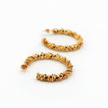 Open twisted earrings