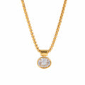 CZ pendant necklace