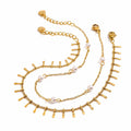 Chain & Pearl Anklet