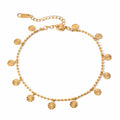 Petal flakes anklet
