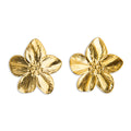 Flower stud earrings