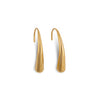 Hook shape piercing earrings