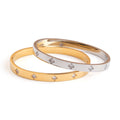 Clover diamond bangle
