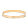 Clover diamond bangle
