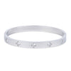 Clover diamond bangle