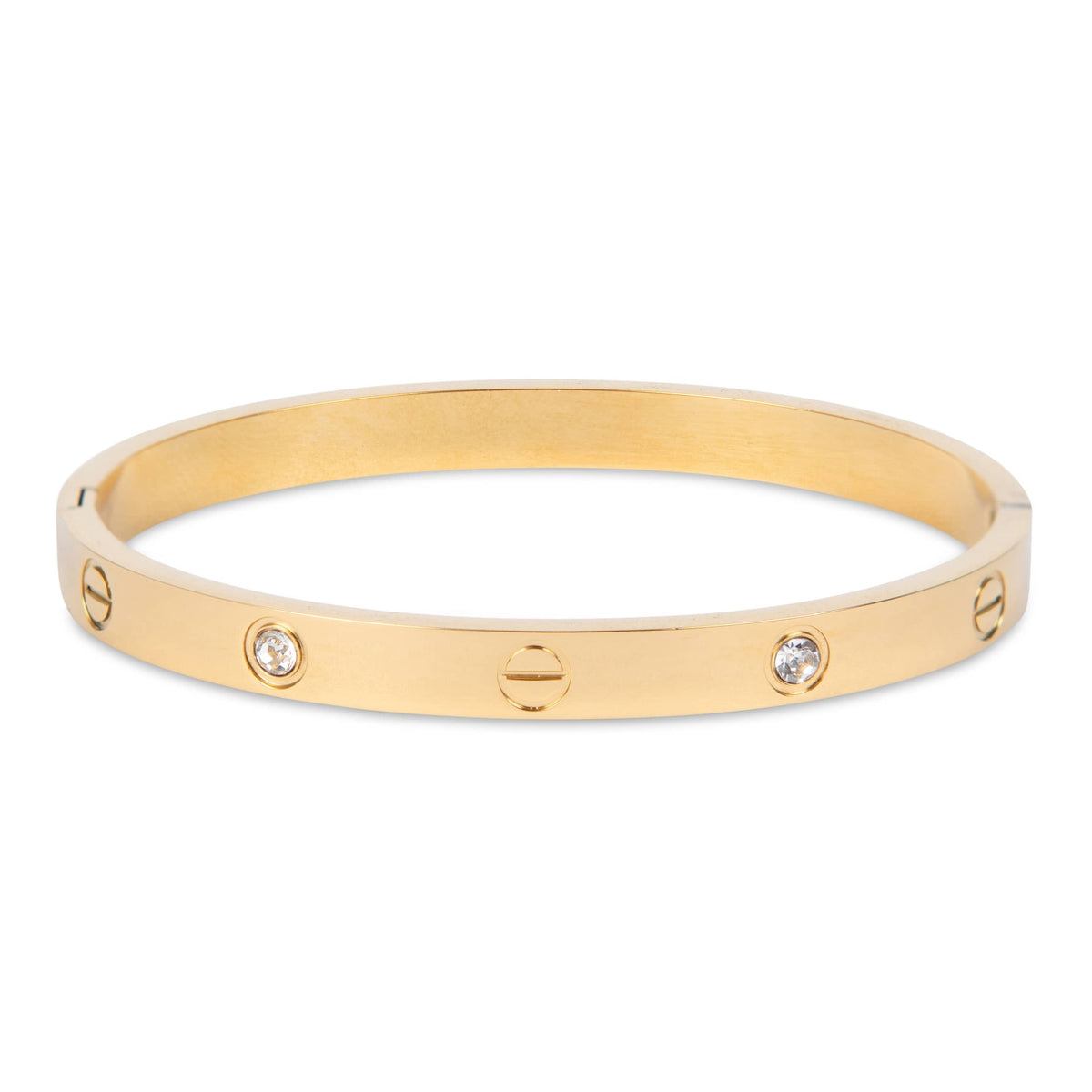 Diamond love bangle