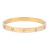 Diamond love bangle