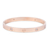 Diamond love bangle