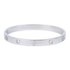 Diamond love bangle