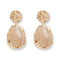 French vintage earrings - White