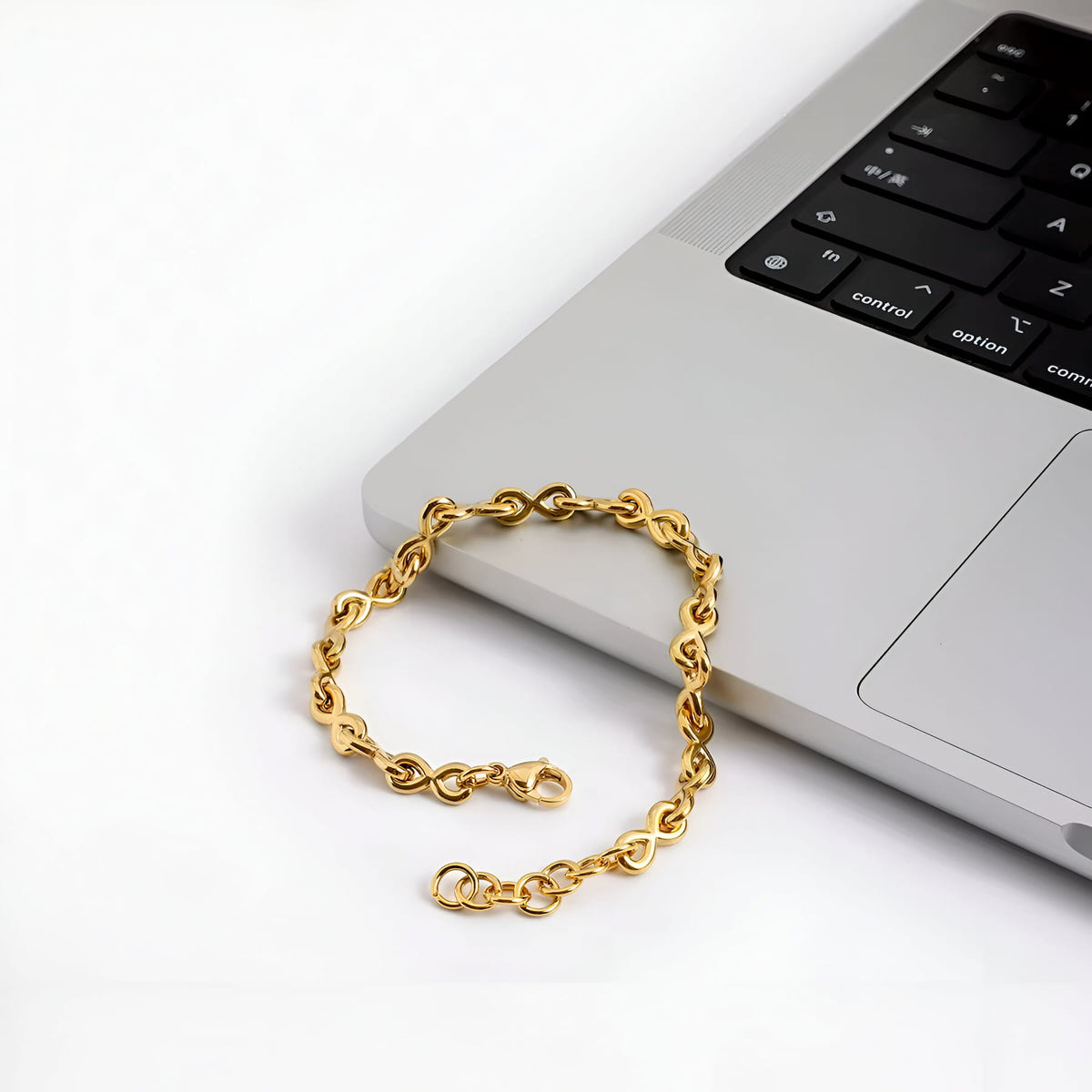 Curb chain bracelet - Gold