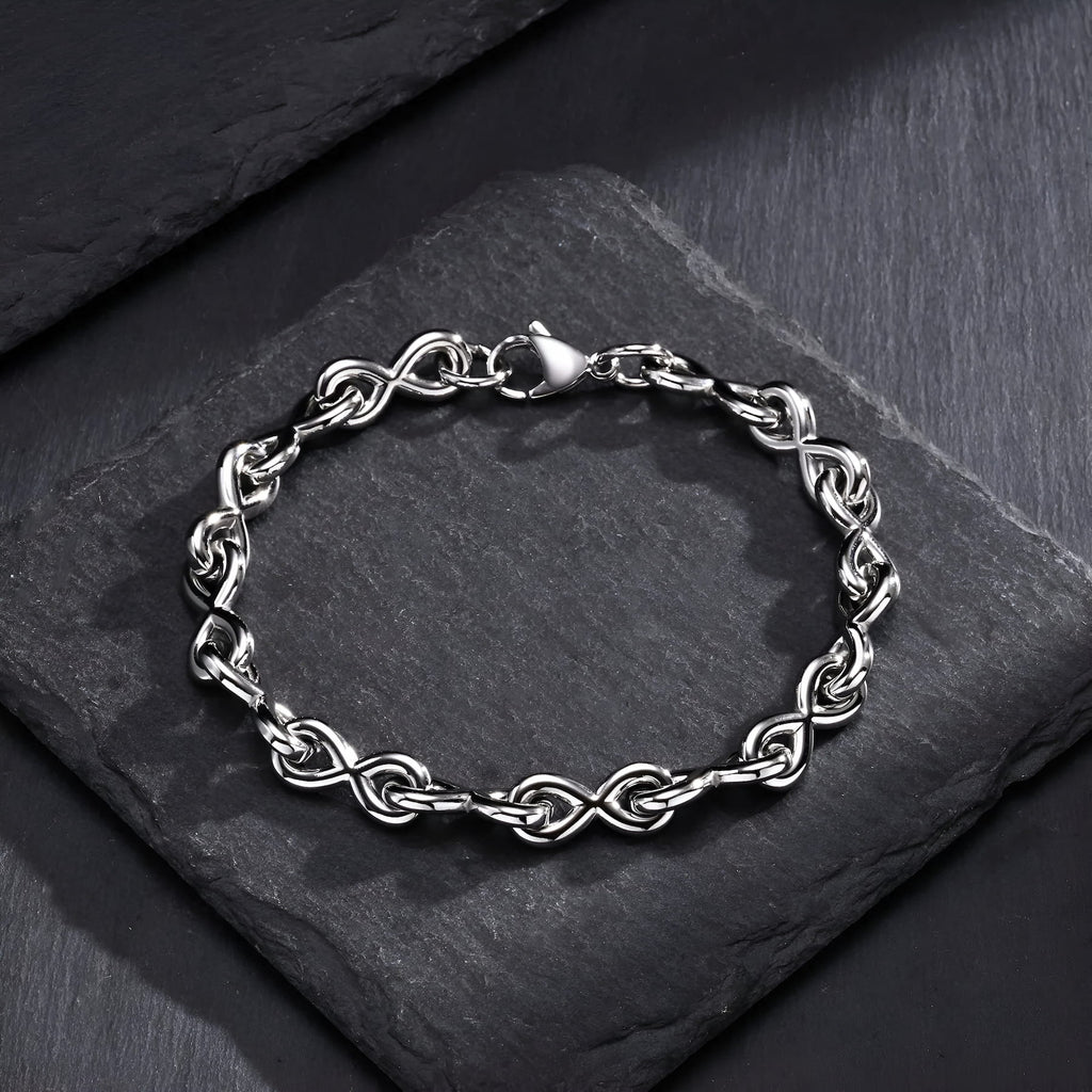 Curb chain bracelet - Silver