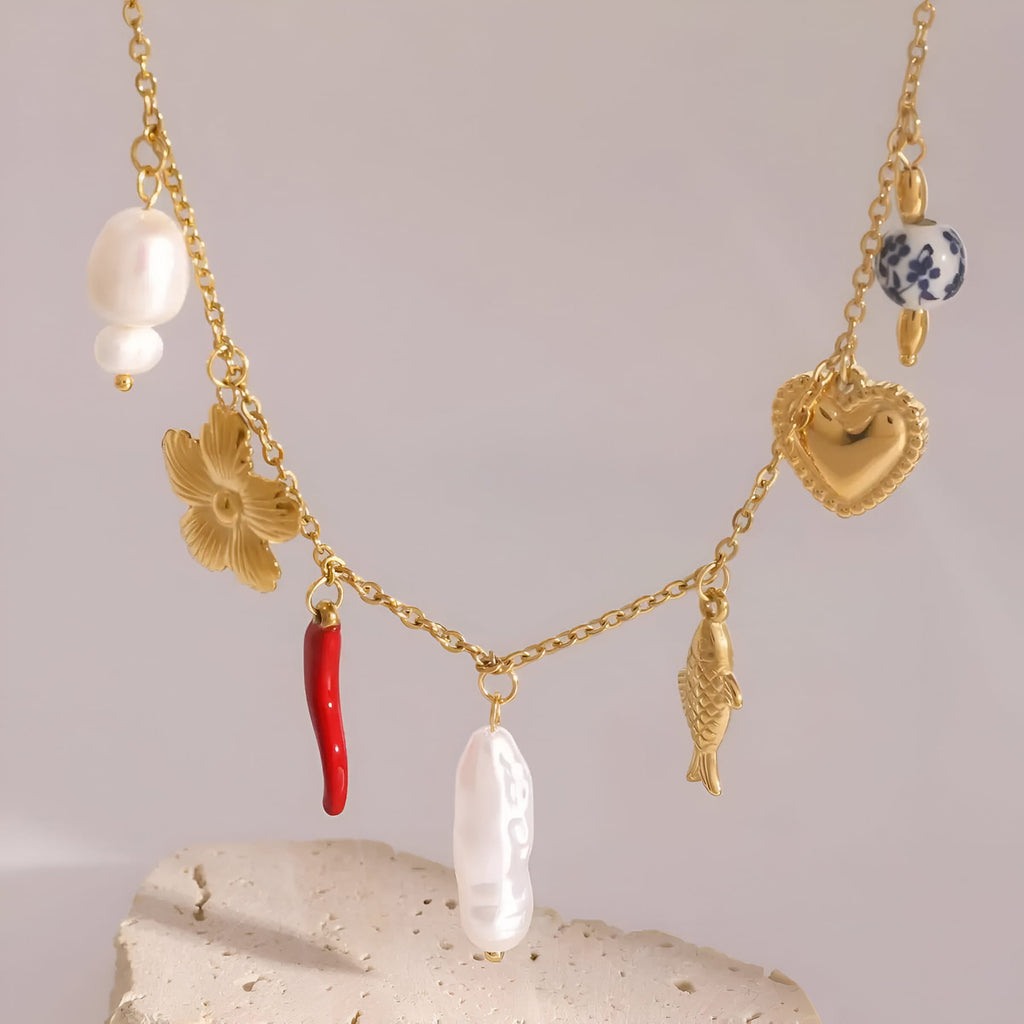 Freshwater pearl necklace