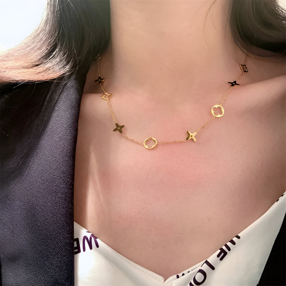 Star & Clover necklace