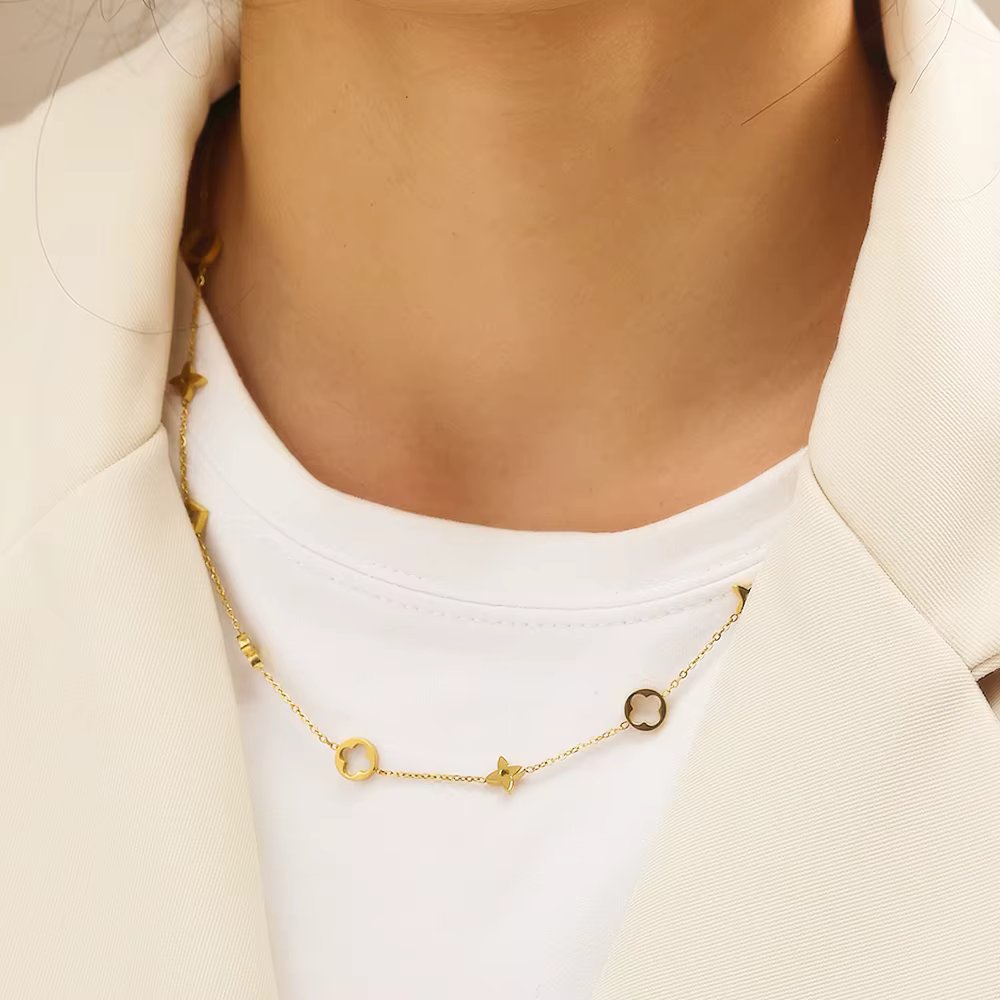 Star & Clover necklace