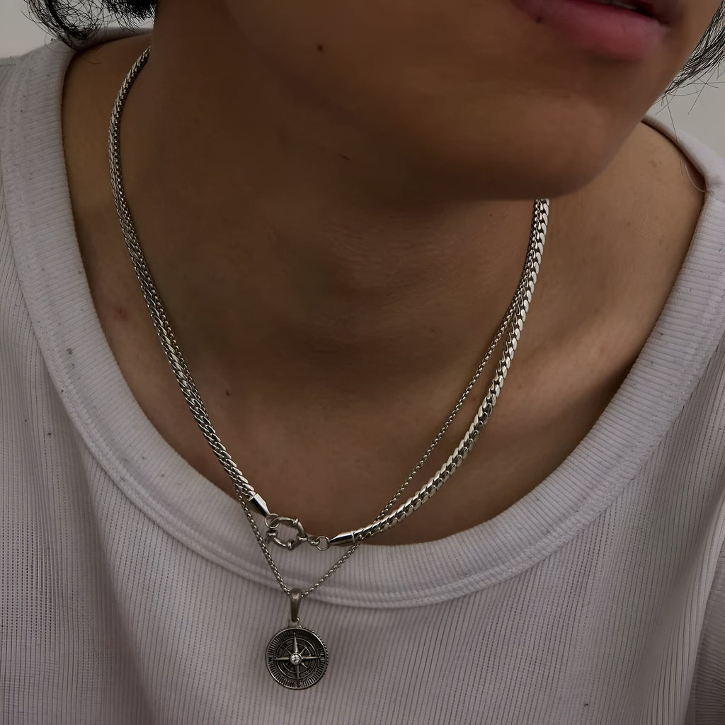 Cuban snake necklace - Silver
