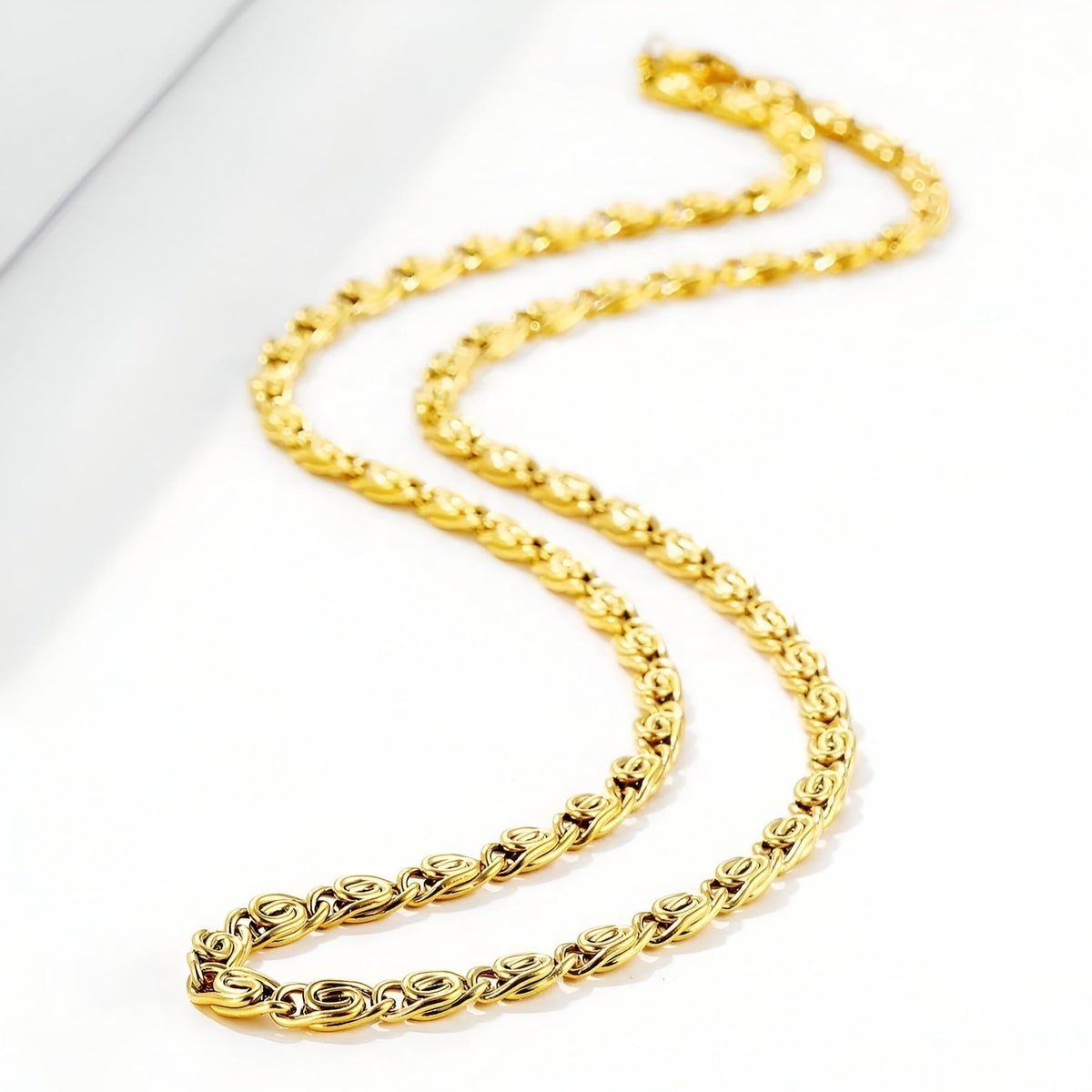 Hip-Hop chain necklace - Gold