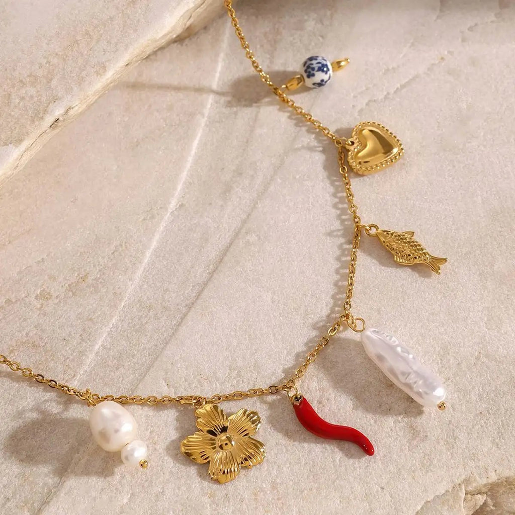 Freshwater pearl necklace