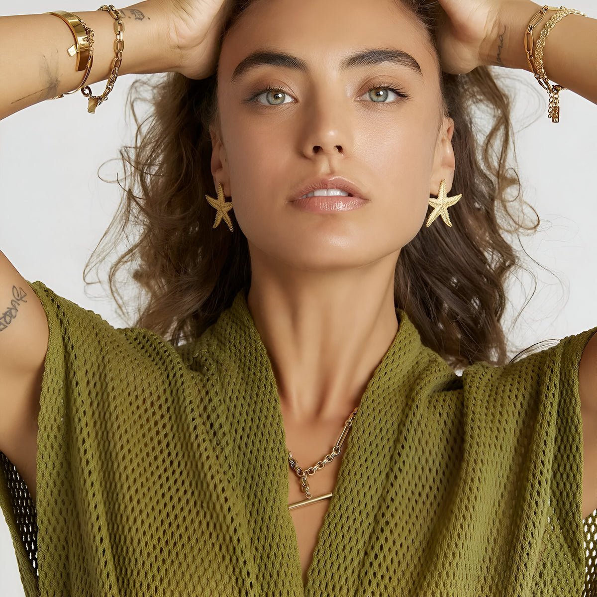 Starfish earrings