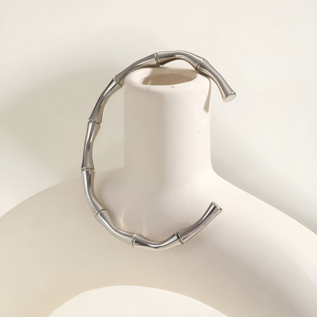 Bamboo style bangle
