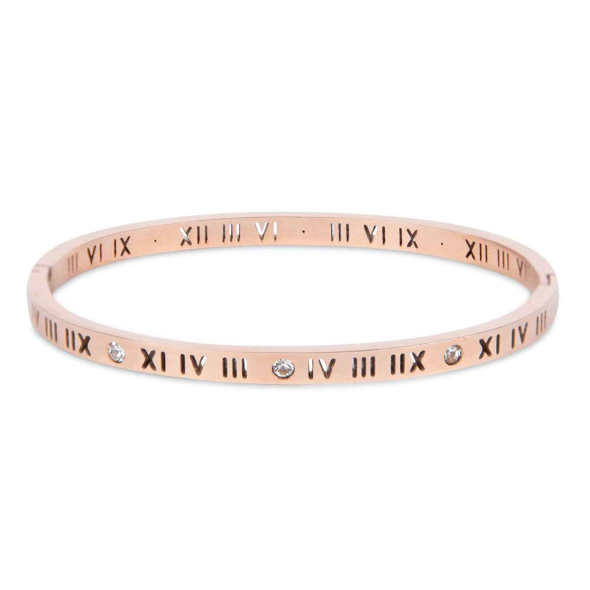 Roman text bangle