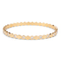 Solitaire shape bangle