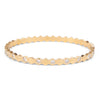 Solitaire shape bangle