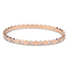 Solitaire shape bangle