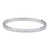 Solitaire shape bangle